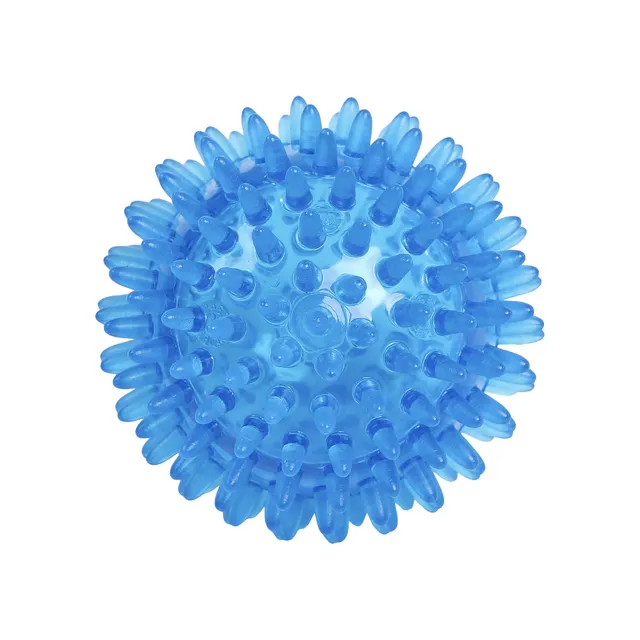 cosimed-massage-igelball-blau-transparent-8-cm image 1