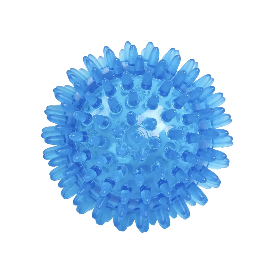cosimed-massage-igelball-blau-transparent-8-cm image 1