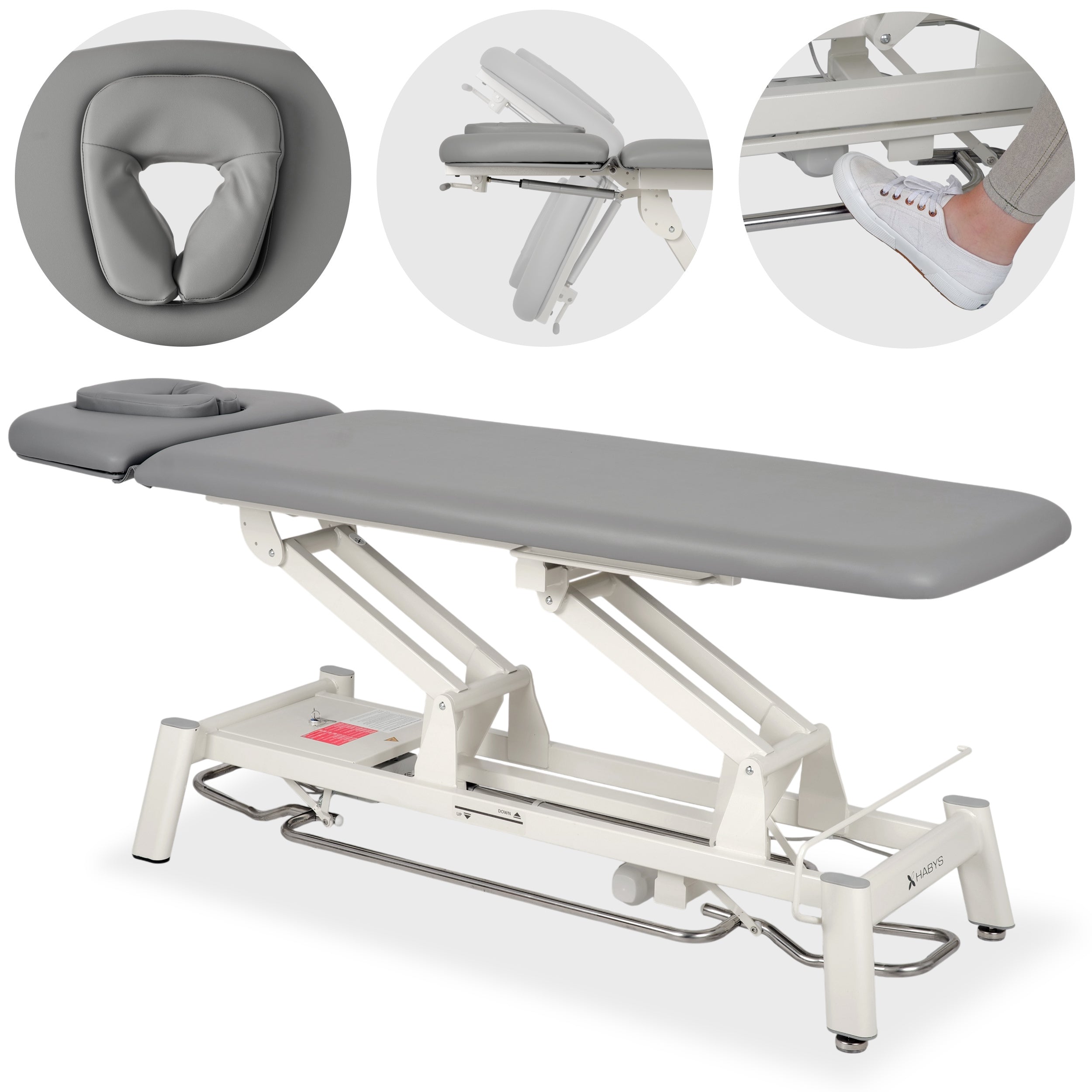 habys-therapieliege-elektrisch-proxima-v2-ergo-2-segmente-mit-steuerrahmen image 1