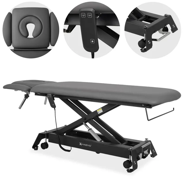 habys-therapieliege-elektrisch-evero-cross-x4-ergo-4-segmente-grau-schwarz image 1