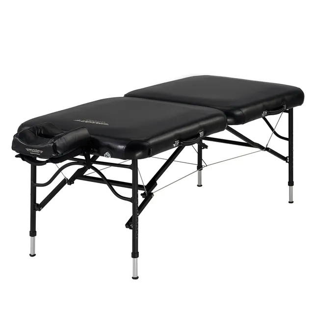 master-massage-stratomaster-mobile-massageliege-76-cm-mit-nanoskin-schwarz image 1