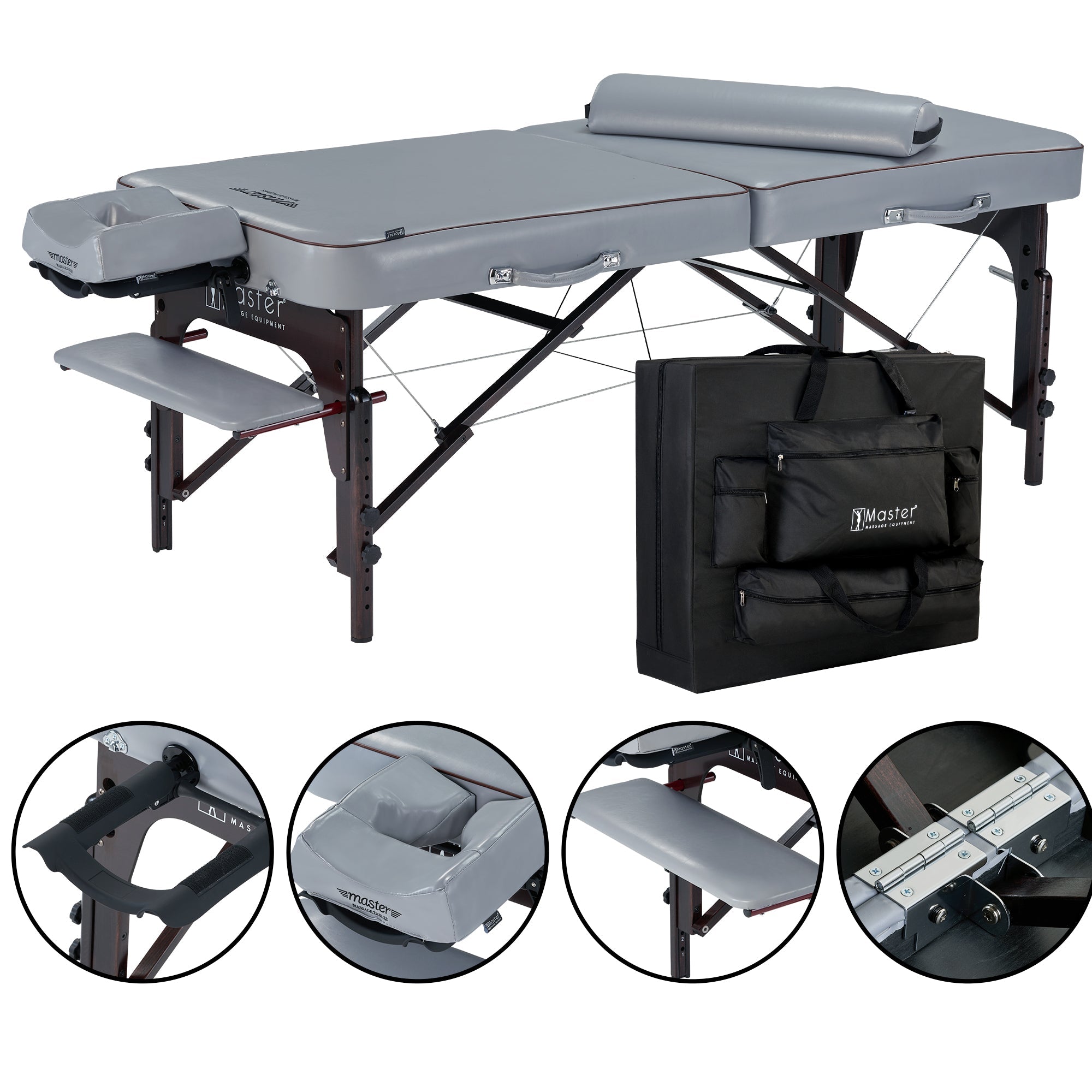 master-massage-76cm-montour-lx-mobile-massagetherapieliege-ambiente-lichtpaket-m image 3