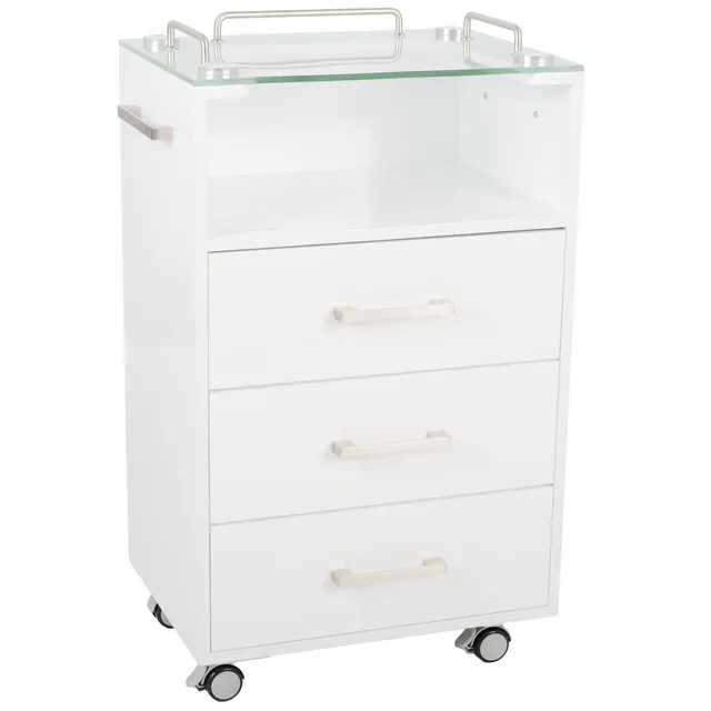habys-milo-kosmetiktisch-mit-3-schubladen-wei image 1