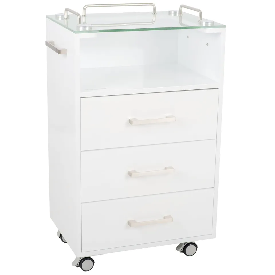 habys-milo-kosmetiktisch-mit-3-schubladen-wei image 1