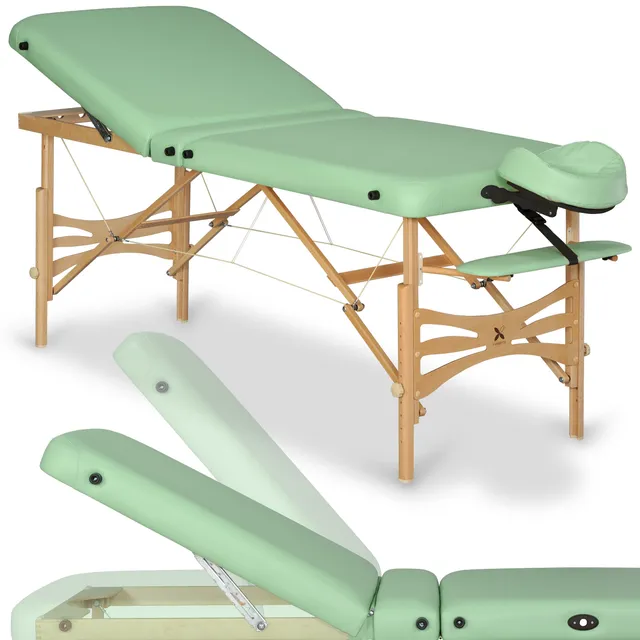 habys-massageliege-panda-plus-klappbar-70-cm-gr-n-kosmetikliege-3-teilig image 1