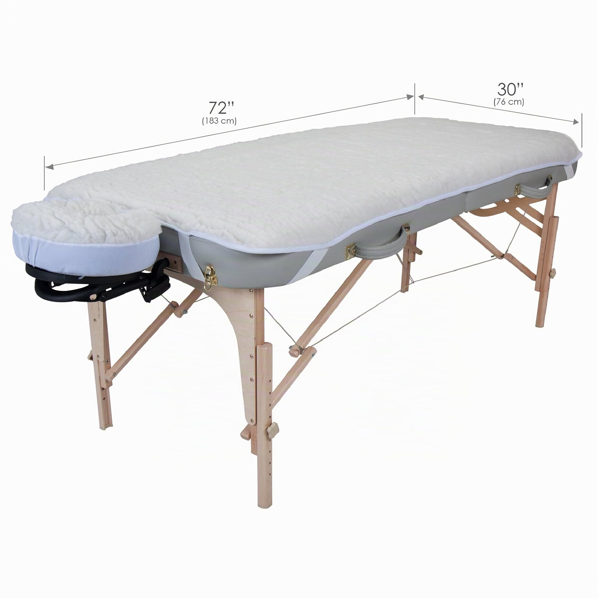 earthlite-massagetisch-fleecebezug-set-warme-auflage-ca-1-5-cm-inkl-kopfst-tzenb image 4