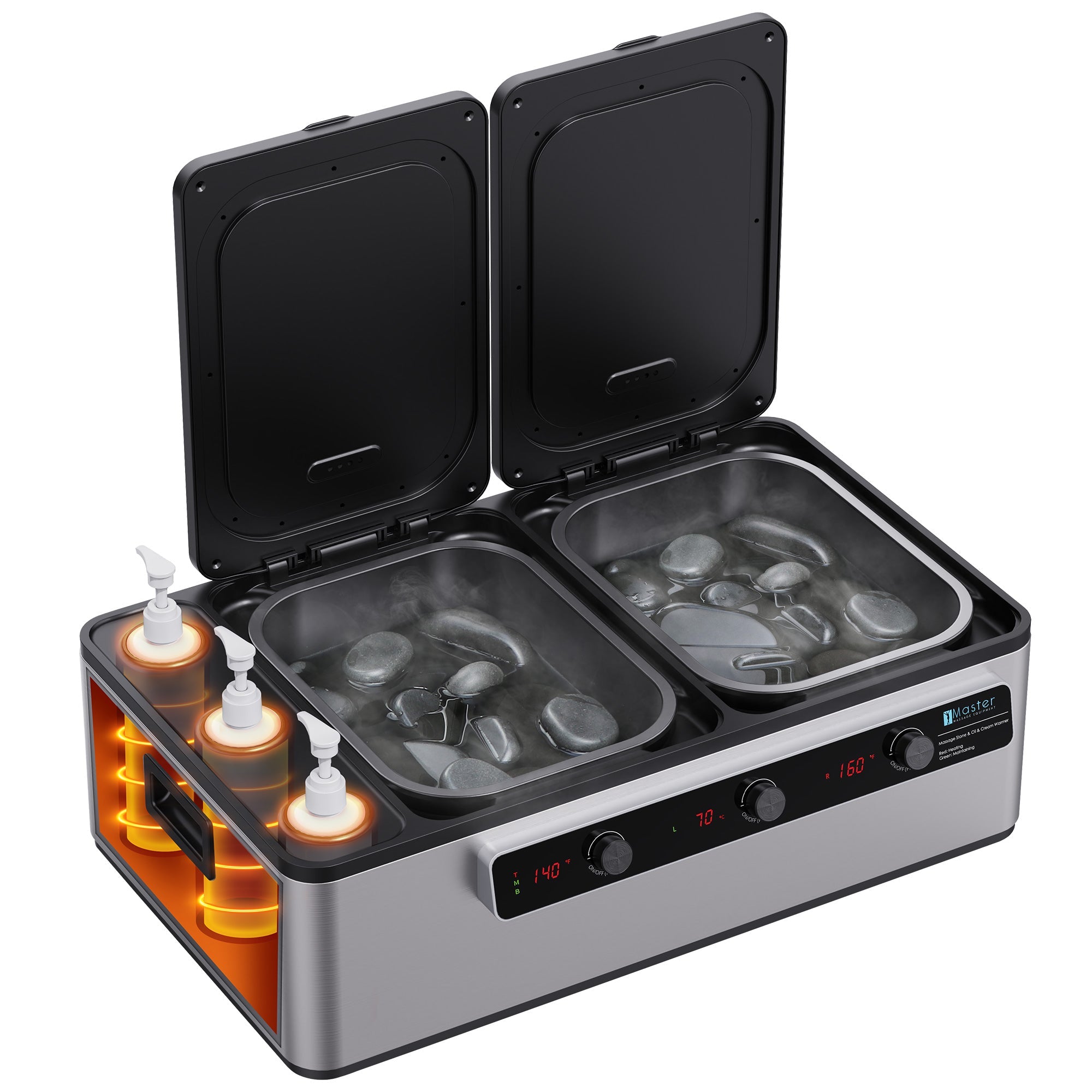 master-massage-2-in-1-massagestein-und-3-fach-massage-l-flaschenw-rmer-digital-h image 2