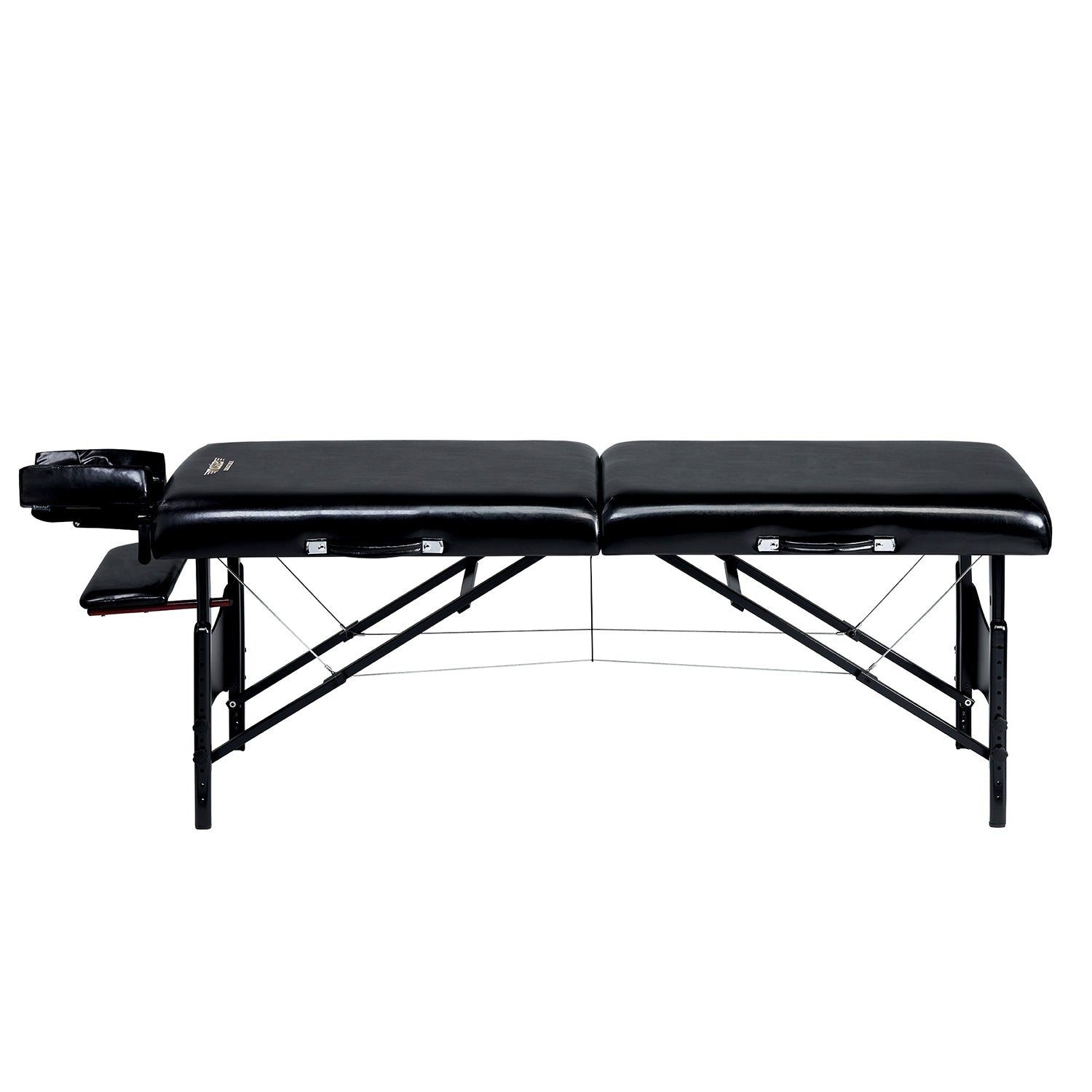 master-massage-galaxy-mobile-massageliege-76-cm-memory-foam-holzgestell-schwarz image 4