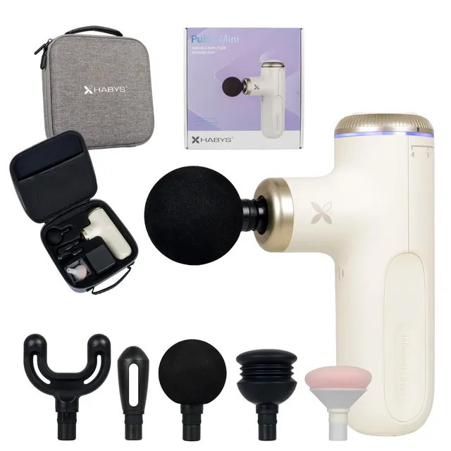 habys-pulse-mini-massagepistole-vibrationsmassageger-t-450-g-mit-5-stufen-und-5- image 1