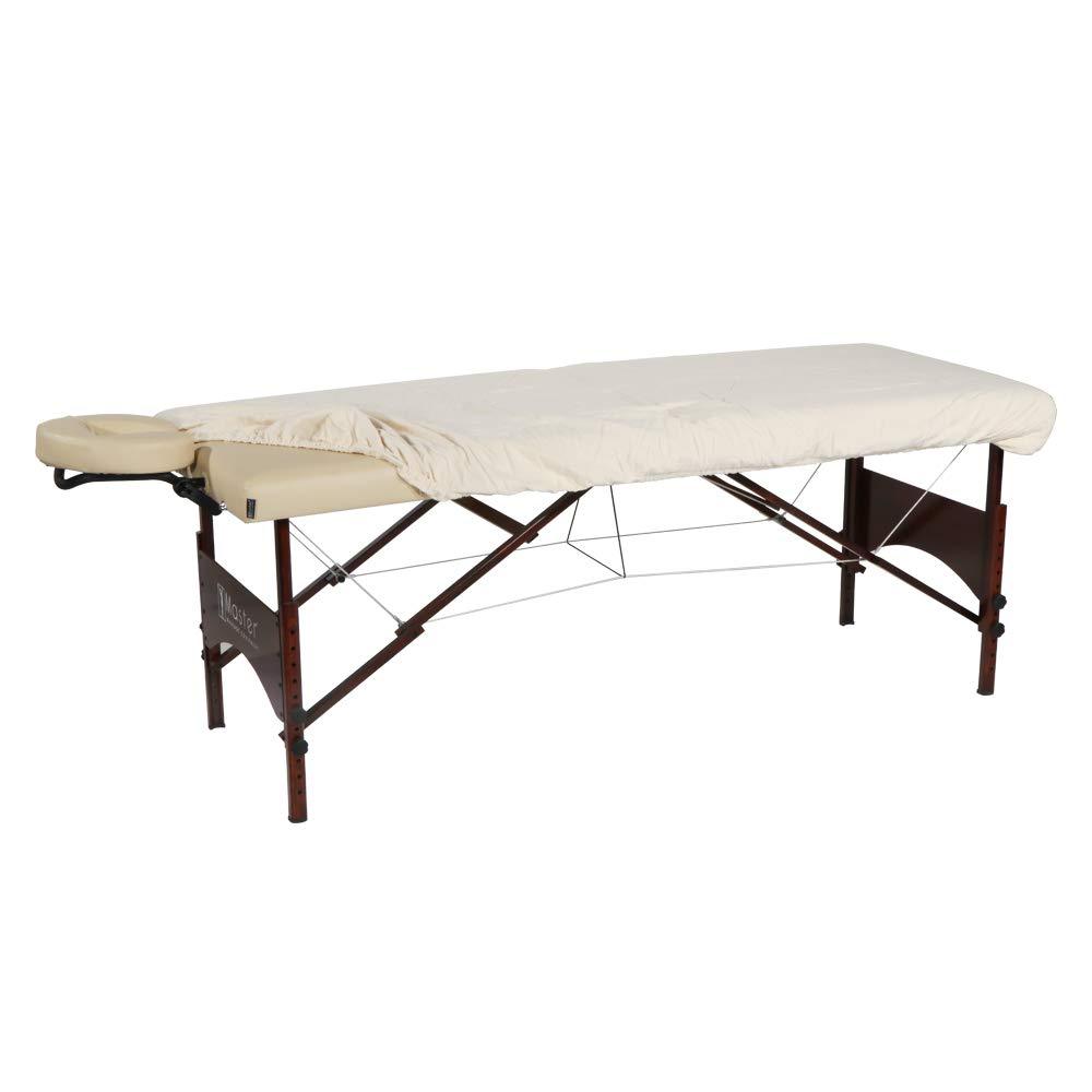 master-massage-flanell-spanntuch-laken-f-r-massageliege-natur-100-baumwolle image 2