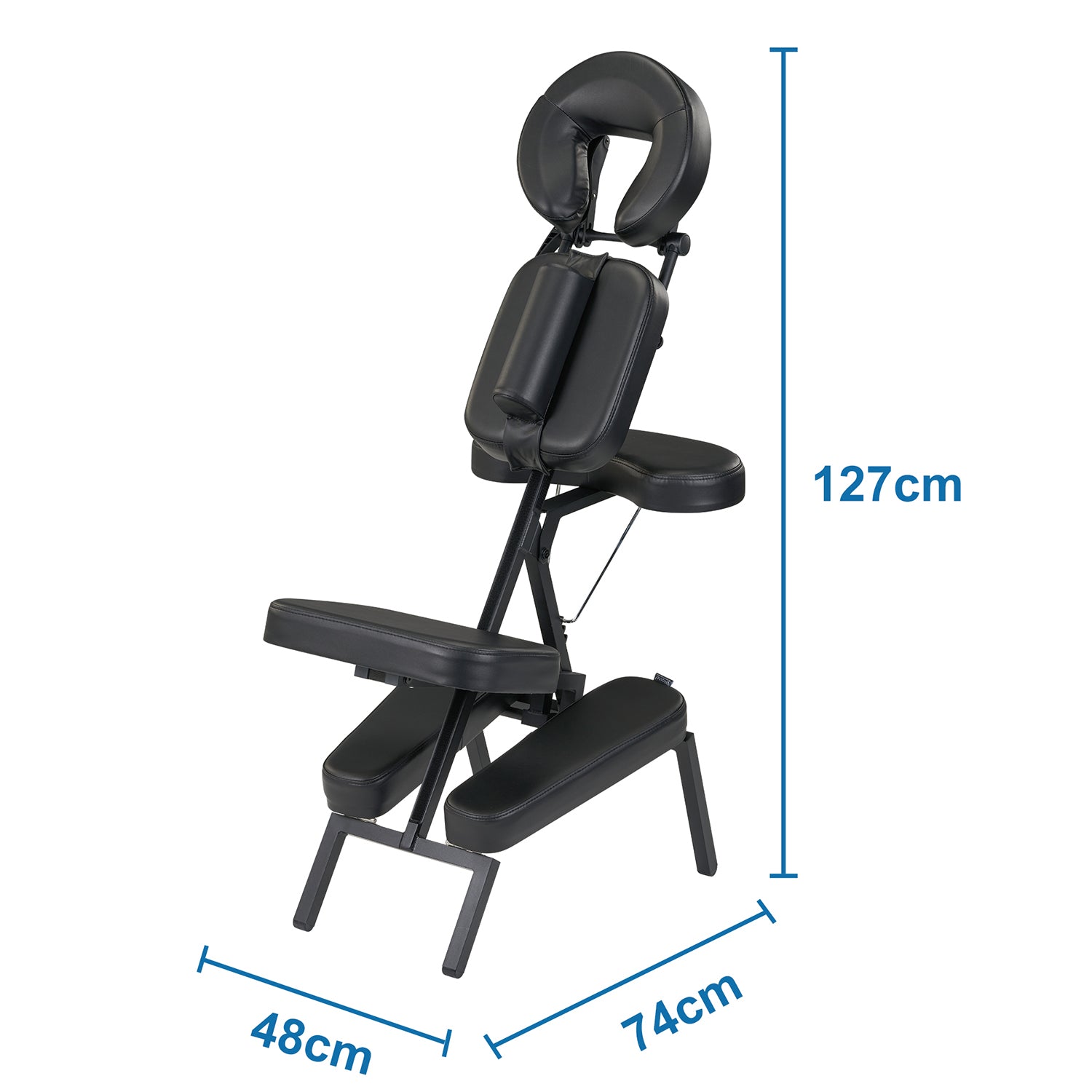 master-massage-apollo-klappbarer-mobiler-massagestuhl-mit-xxl-sitzfl-che-schwarz image 2