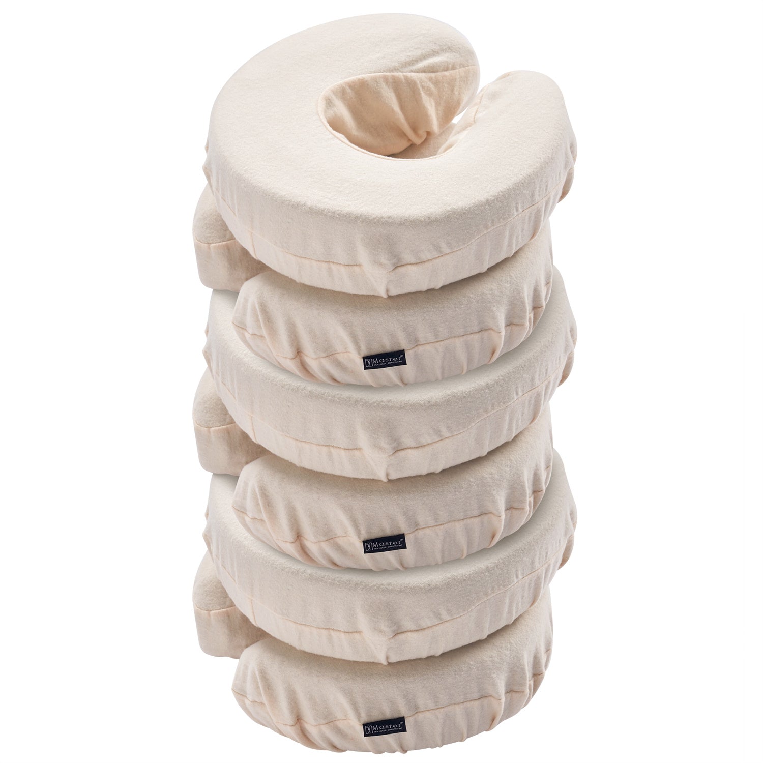 master-massage-kopfpolster-bez-ge-6er-pack-100-baumwolle-naturfarbe image 2