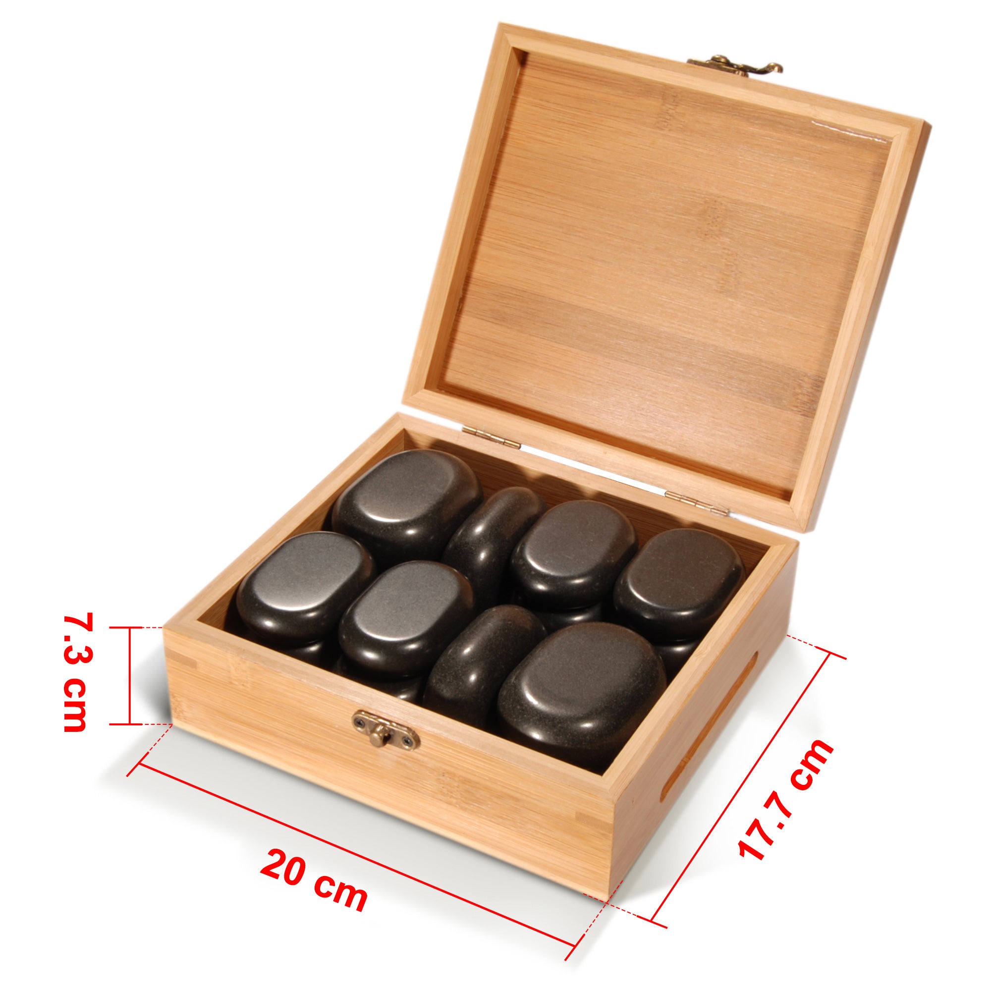 master-massage-hot-stone-set-18-steine-basalt-massagesteine-mit-bambuskiste image 5