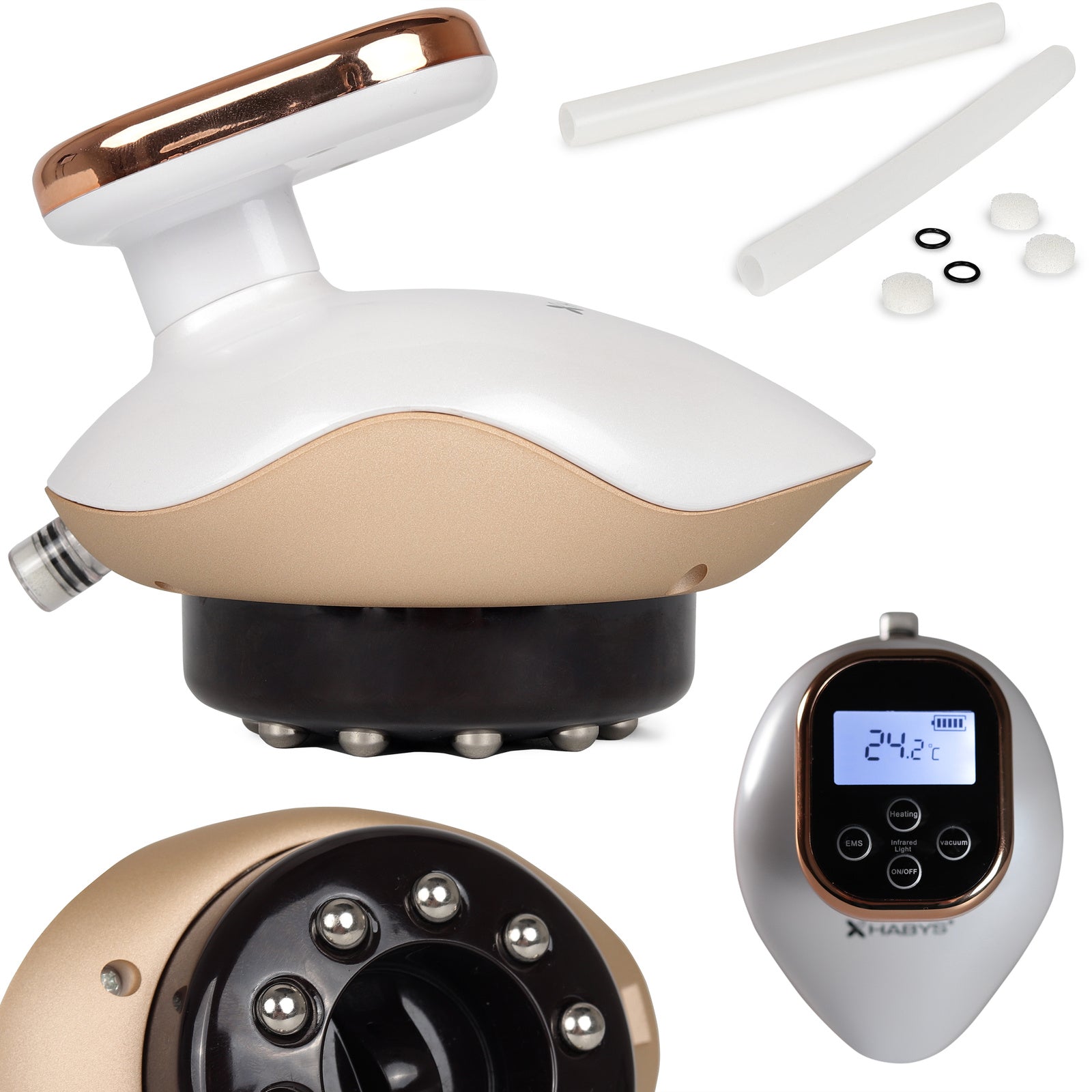 habys-elektrisches-cupping-massageger-t-mit-handgriff-ems-w-rme-und-magnettherap image 1