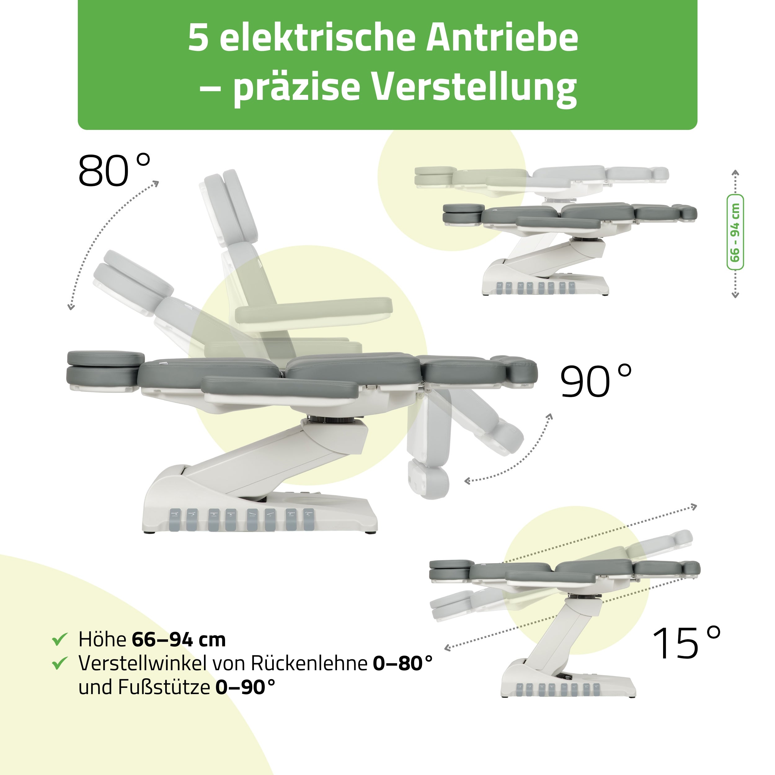 habys-luxoria-pro-5-kosmetikliege-elektrisch-grau-5-fach-verstellung image 4