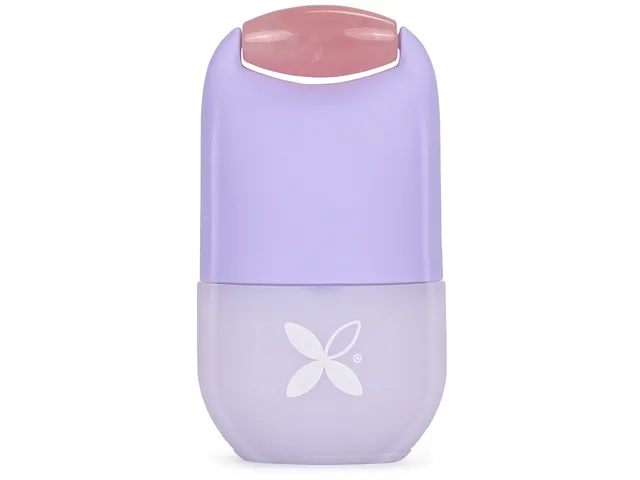 habys-eis-gesichtsmassageger-t-ice-roller-lila-mit-quarzroller-aus-silikon image 1