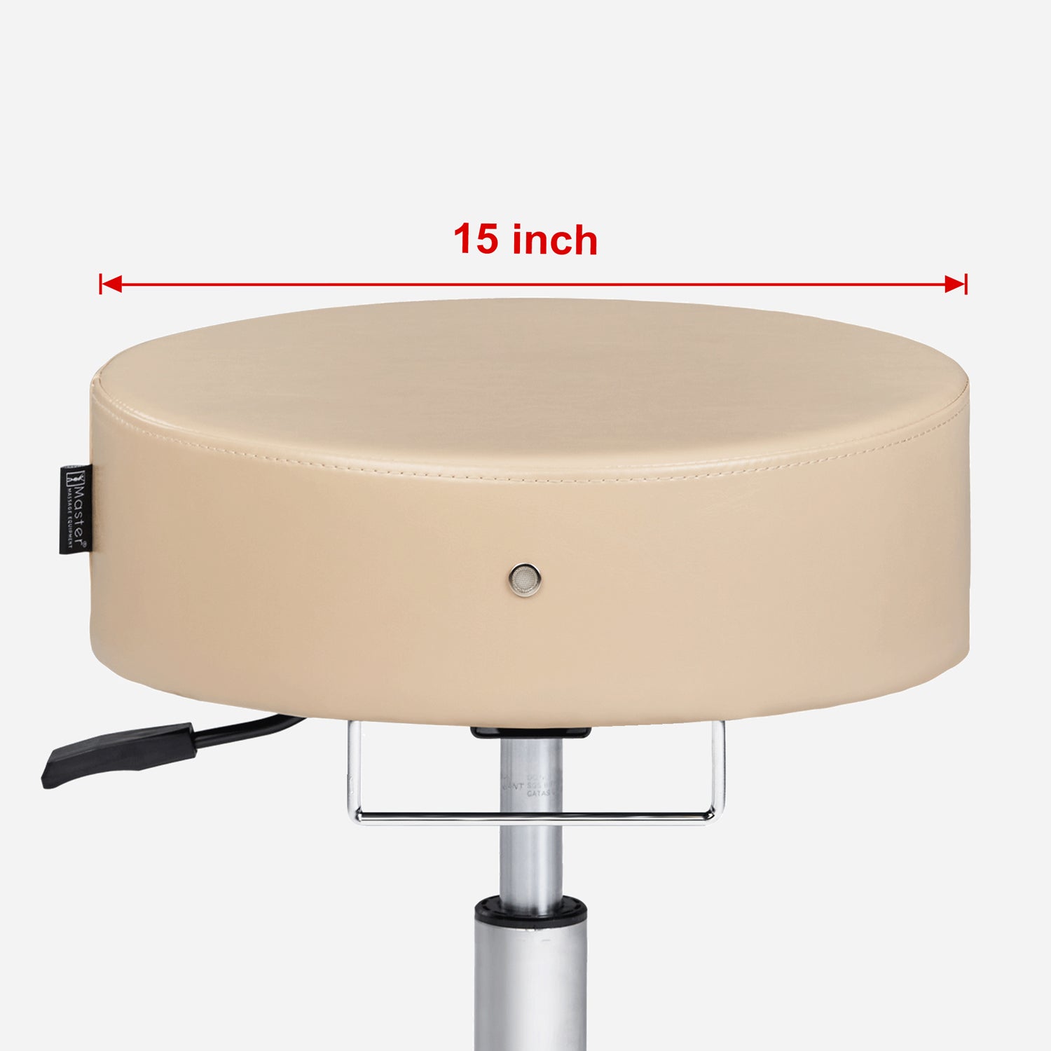 master-massage-costco-glider-rollhocker-drehhocker-kosmetikhocker-beige image 3