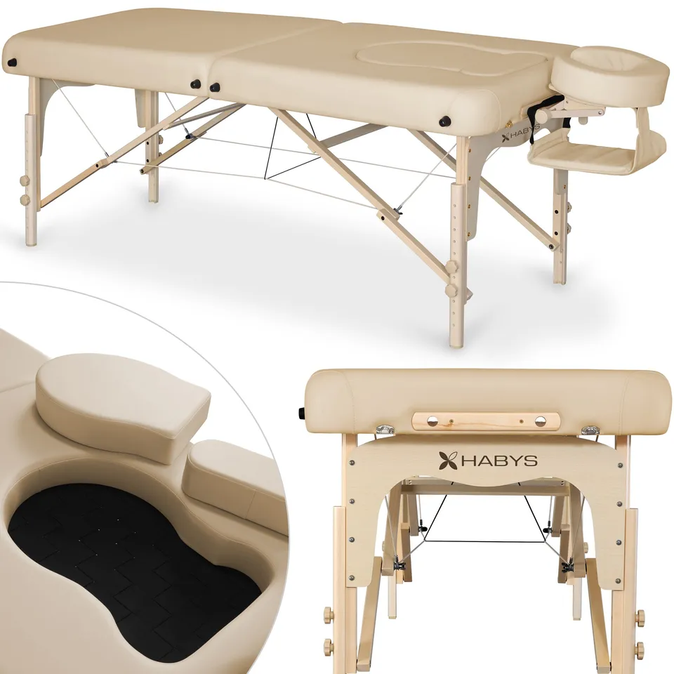 habys-olivia-massageliege-f-r-schwangere-70-cm-beige-klappbar image 1