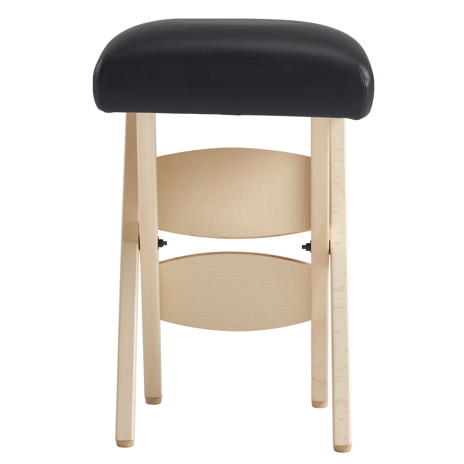 master-massage-mobiler-klapphocker-kosmetikhocker-32x32-cm-schwarz image 3
