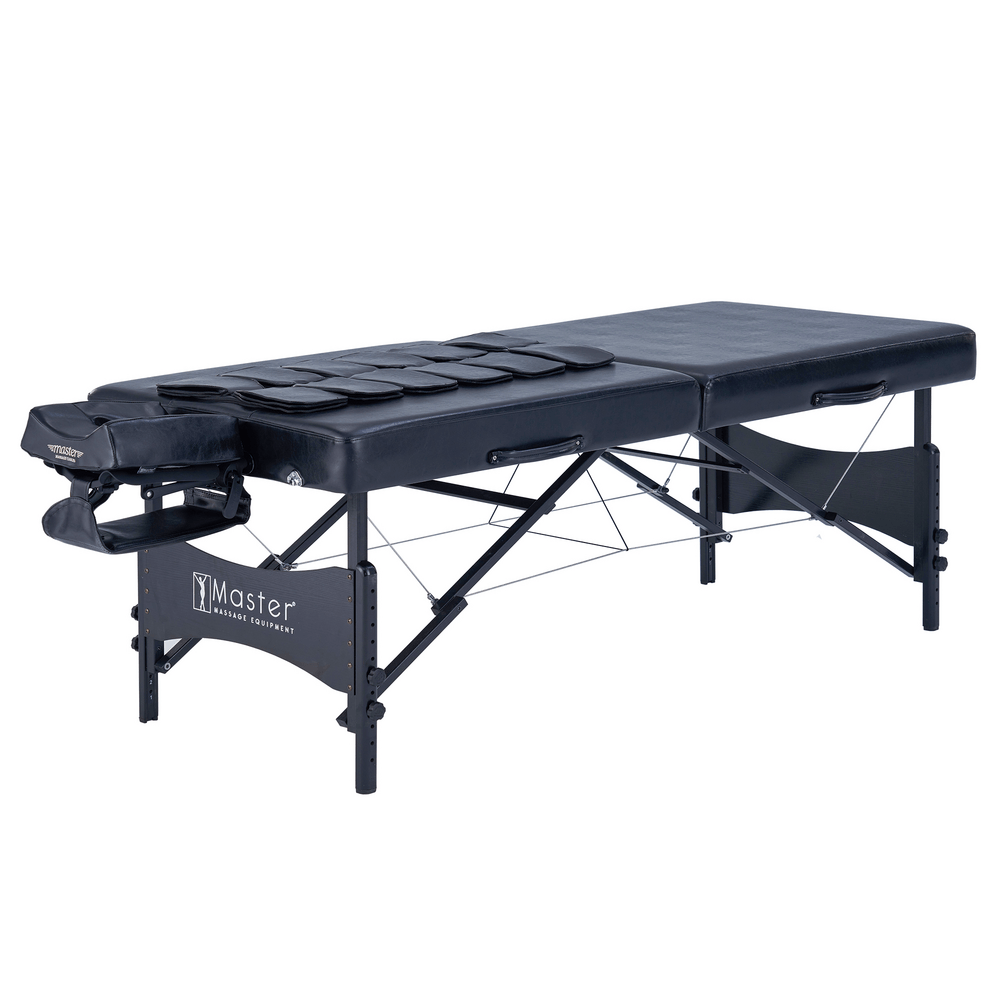 master-massage-monaco-airwave-76cm-tragbarer-stretching-massagetisch-mit-airbags image 1