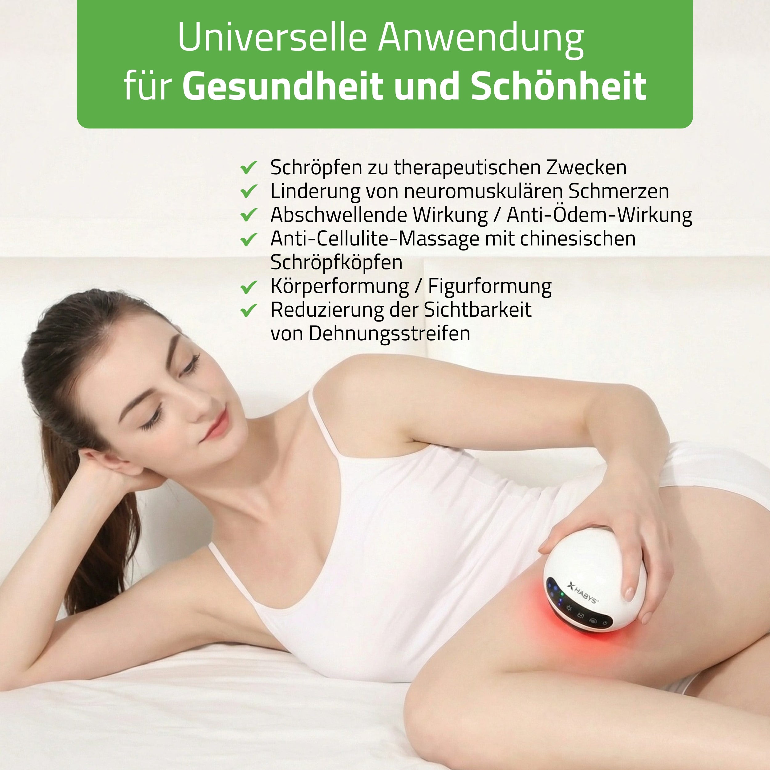 habys-elektrisches-schr-pf-massageger-t-vakuum-massager-mit-magnetfeld-und-rotli image 2