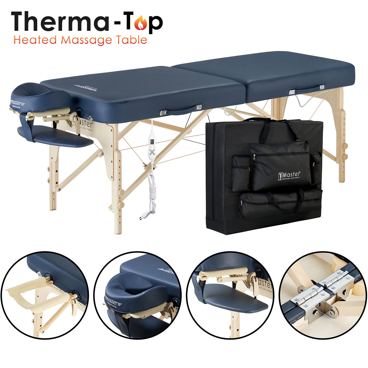 master-massage-71cm-phoenix-mobile-massageliege-mit-therma-top-heizsystem-und-me image 2