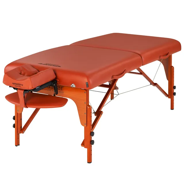 master-massage-santana-mobile-massageliege-79-cm-memory-foam-holzgestell-zimt image 1