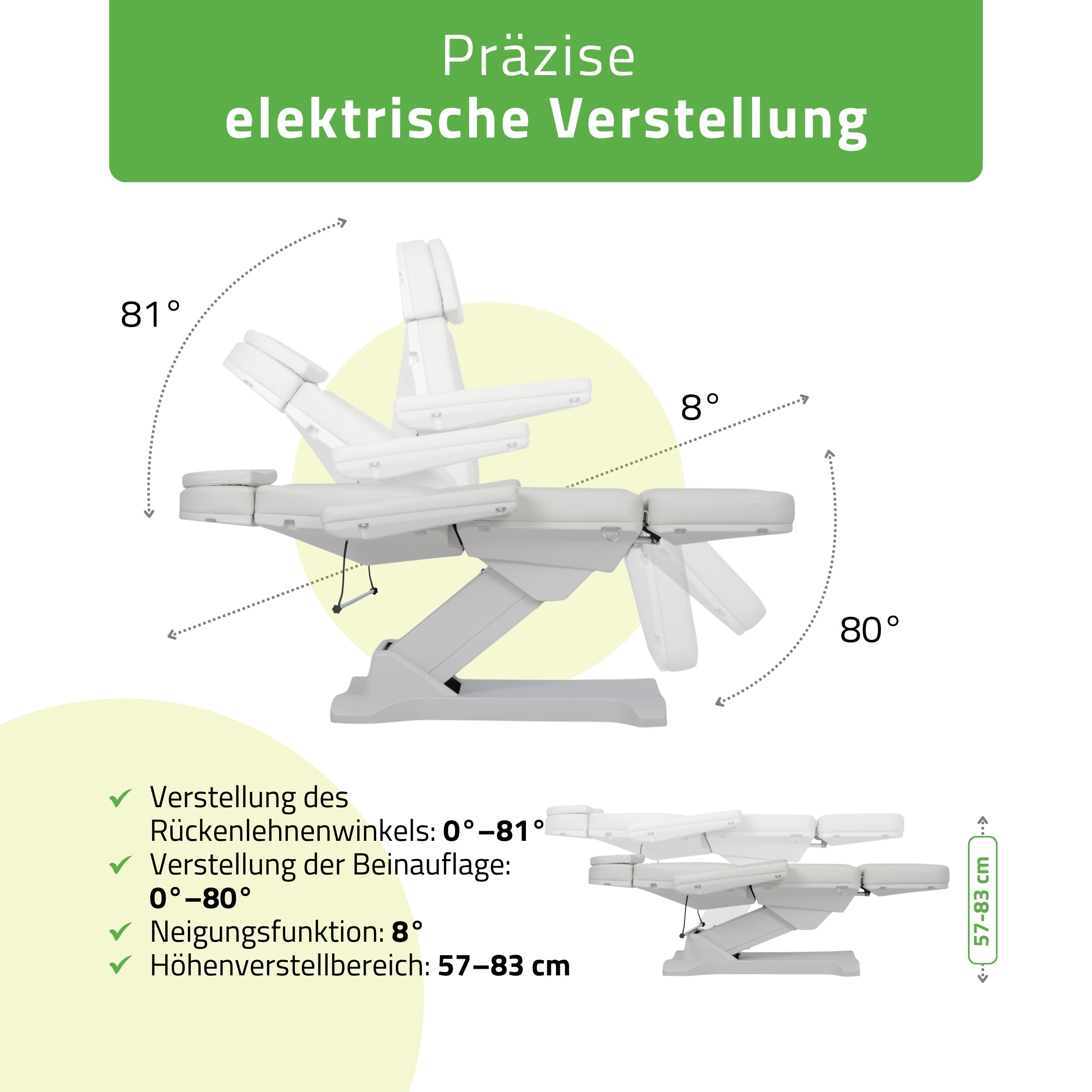 habys-selia-pro-4-elektrische-kosmetikliege-kosmetiksessel-mit-handfernbedienung image 3