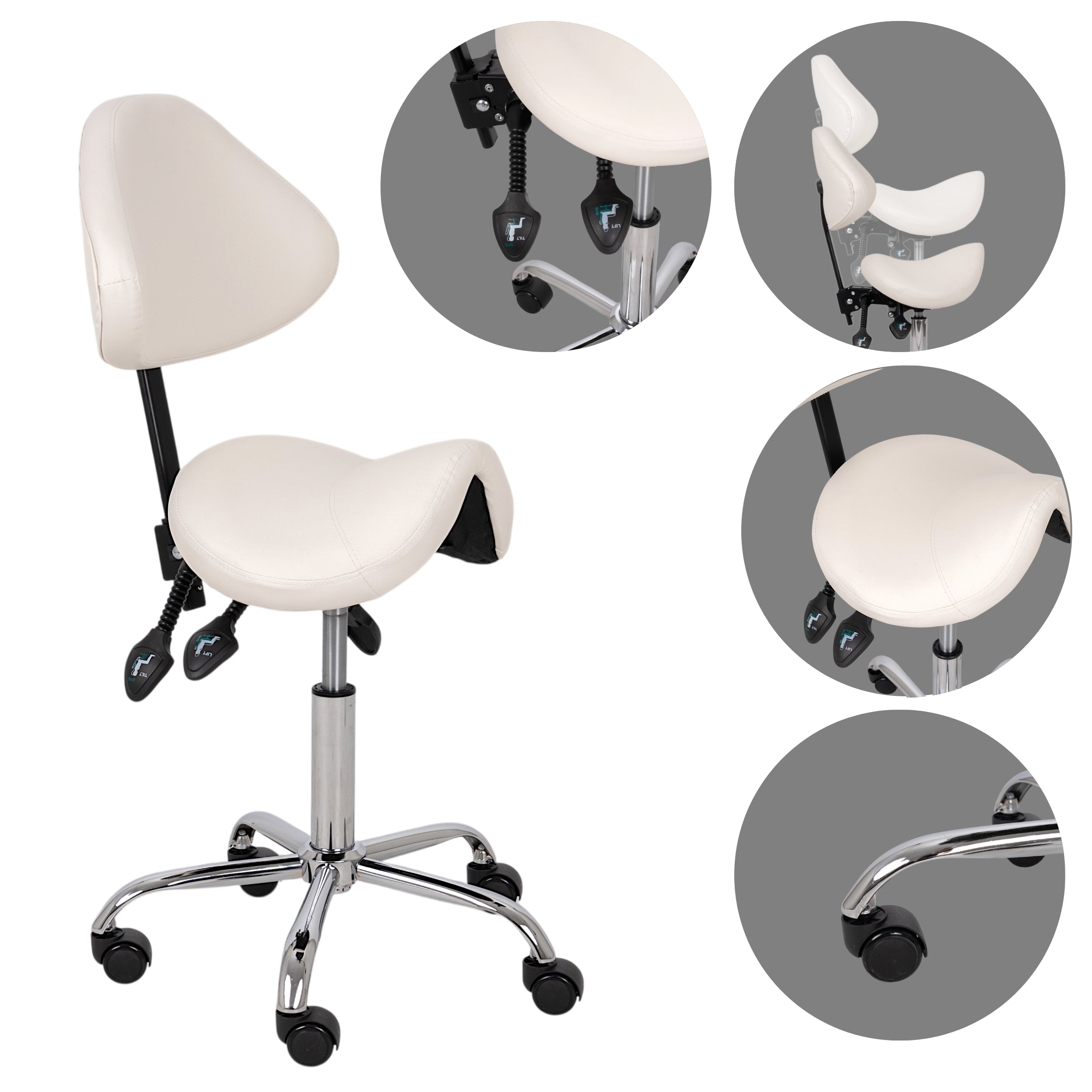 habys-sola-sattelhocker-mit-r-ckenlehne-ergonomischer-rollhocker image 8