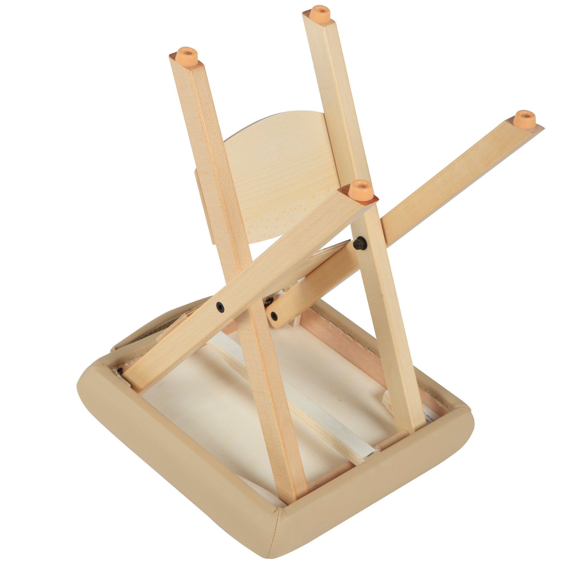 master-massage-mobiler-klapphocker-klappstuhl-kosmetikhocker-beige-48-cm-hoch image 4