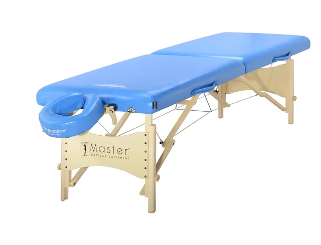 master-massage-skyline-76cm-mobile-massageliege-holzgestell-marineblau image 1