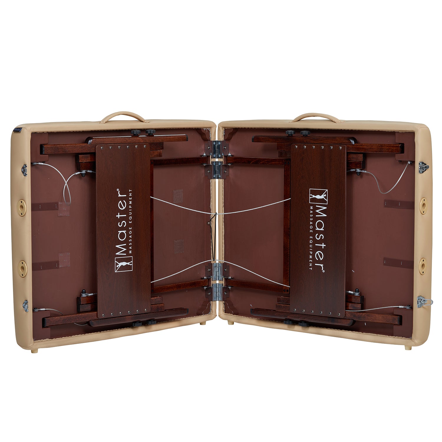 master-massage-del-ray-71-cm-mobile-massageliege-mit-holzgestell-beige image 5