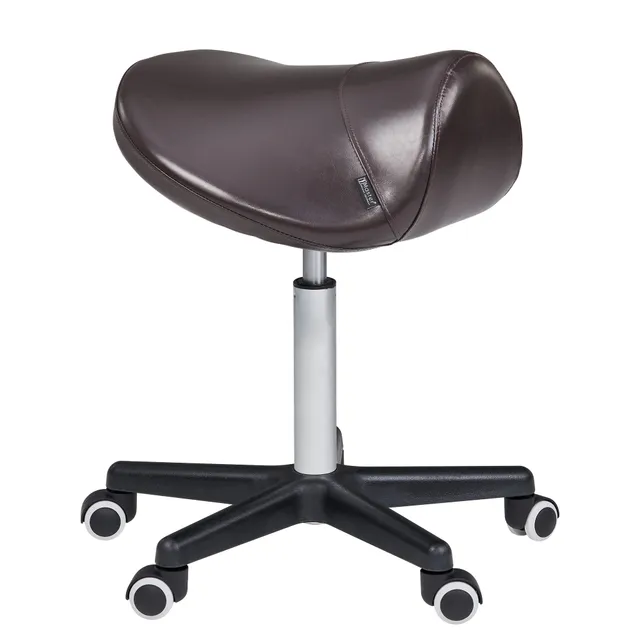 master-massage-sattelhocker-rollhocker-kosmetikhocker-braun image 1