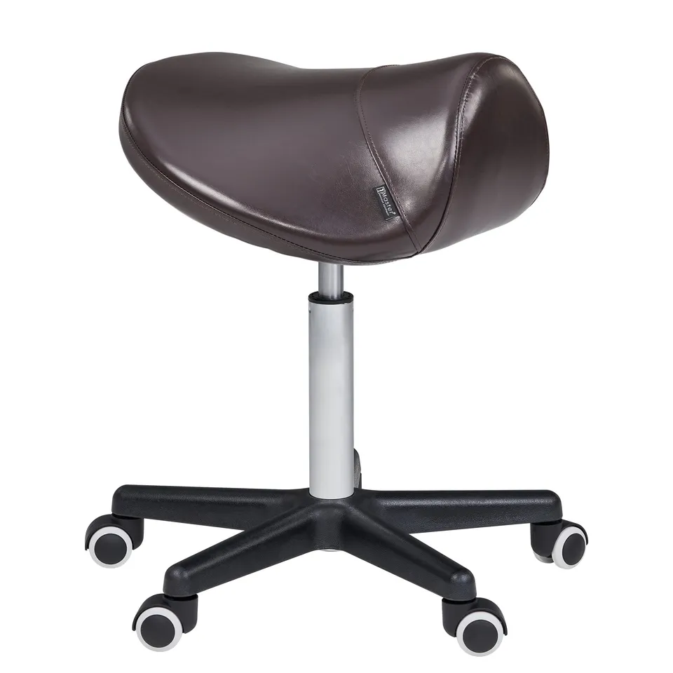 master-massage-sattelhocker-rollhocker-kosmetikhocker-braun image 1