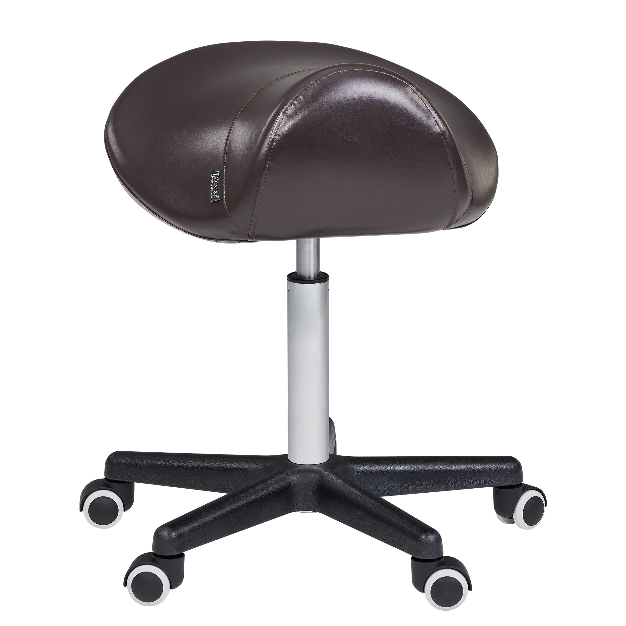 master-massage-sattelhocker-rollhocker-kosmetikhocker-braun image 2