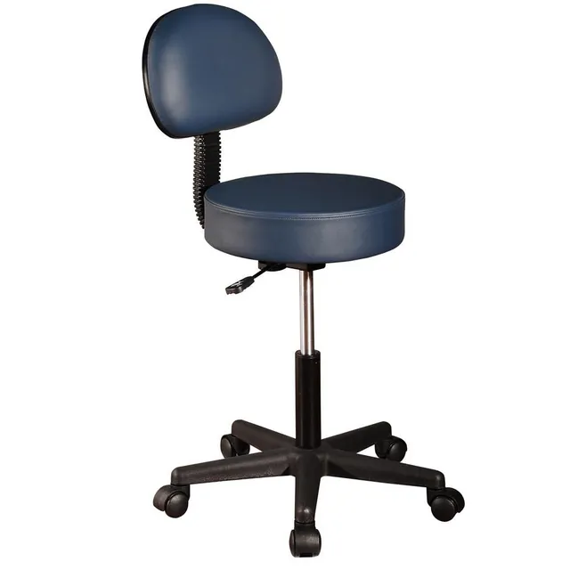 master-massage-h-henverstellbarer-rollhocker-drehhocker-mit-r-ckenlehne-k-nigsbl image 1