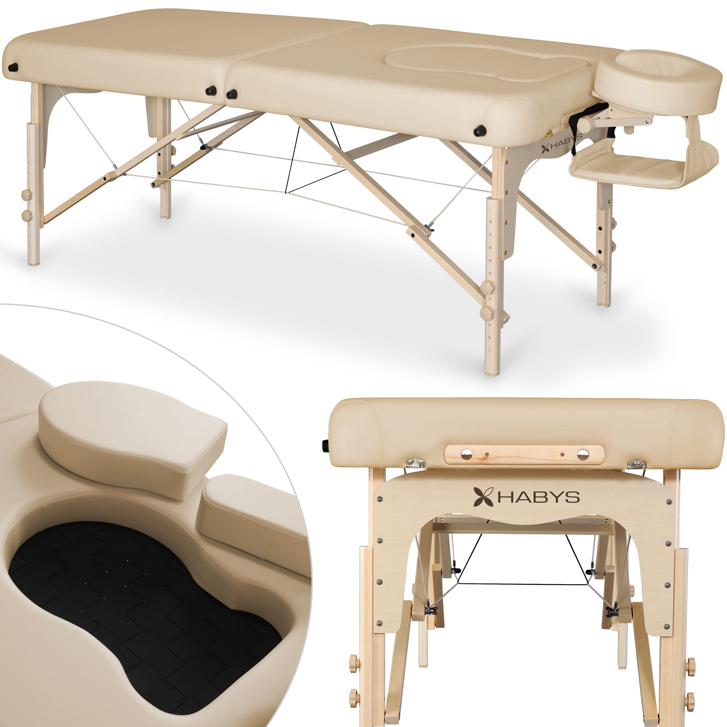 habys-olivia-massageliege-f-r-schwangere-70-cm-beige-klappbar image 1