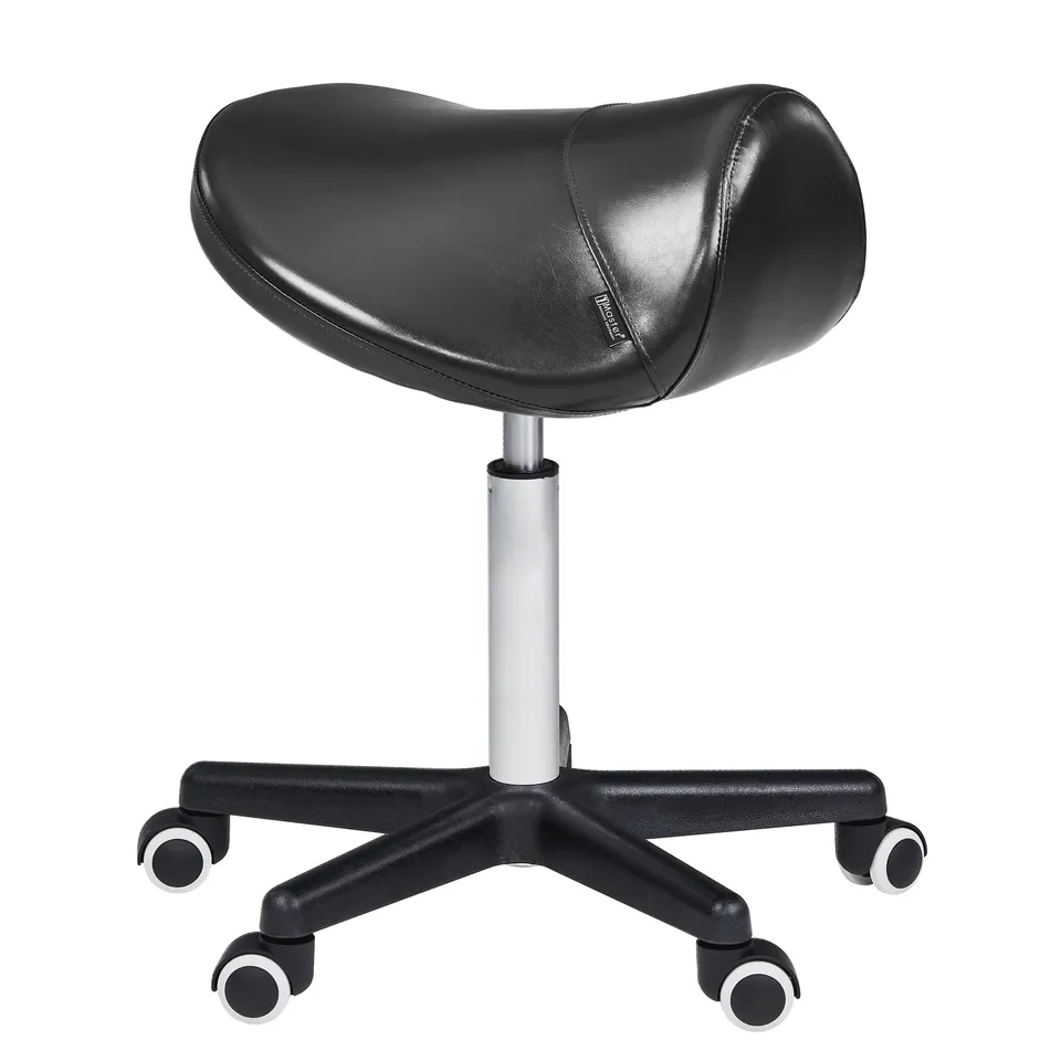 master-massage-berkeley-sattelhocker-rollhocker-kosmetikhocker-schwarz image 1