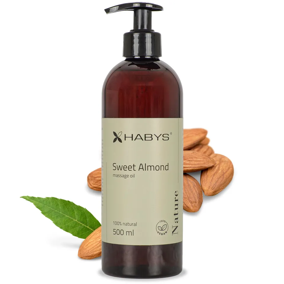 habys-massage-l-nature-sweet-almond-500-ml-mit-pumpe image 1