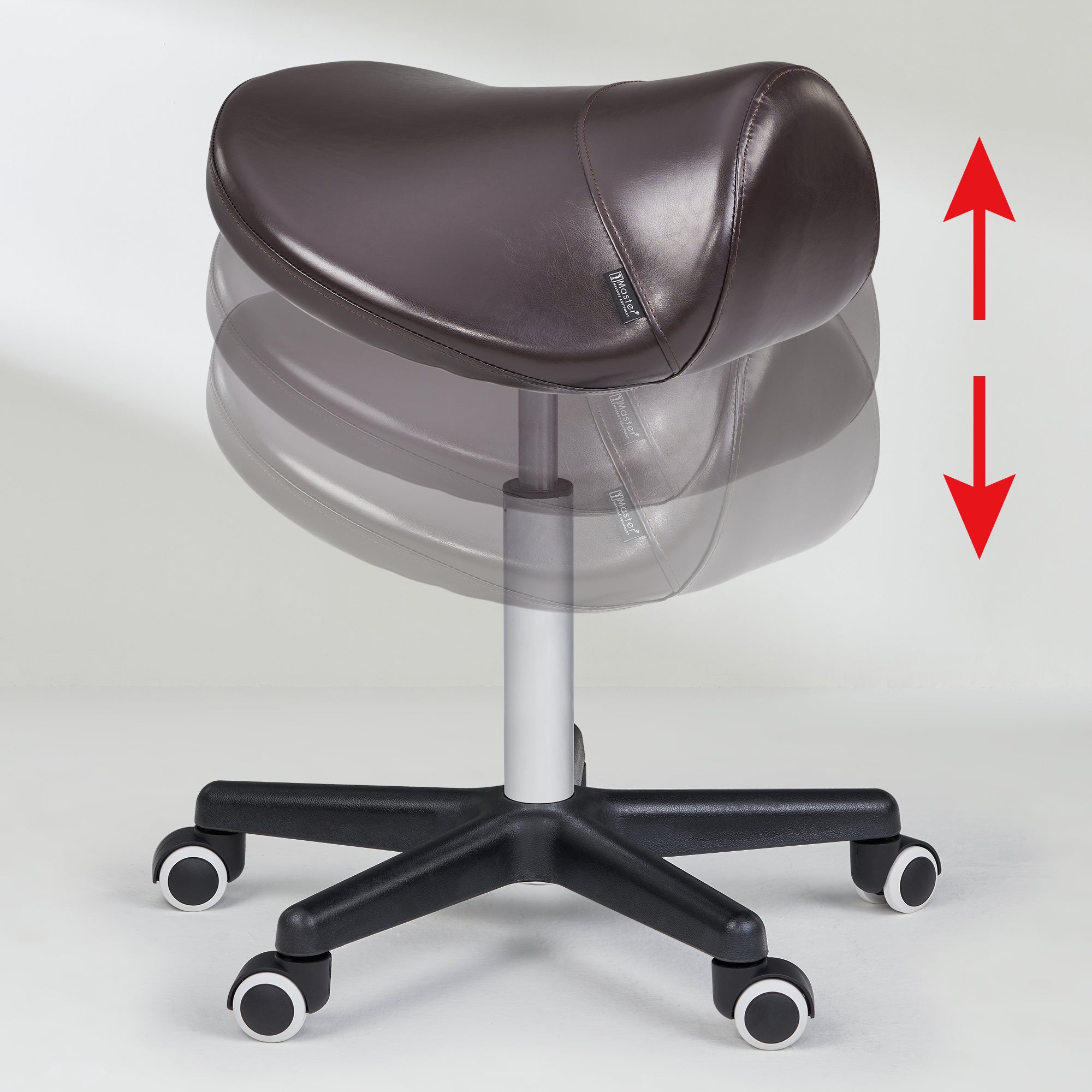 master-massage-sattelhocker-rollhocker-kosmetikhocker-braun image 7